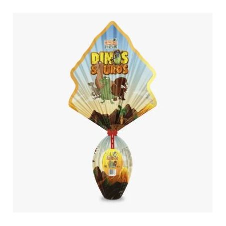 Ovo chocolate contentto 100g dinossauro com brinde