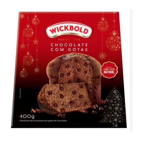 Panettone gotas de choco wickbold 400g