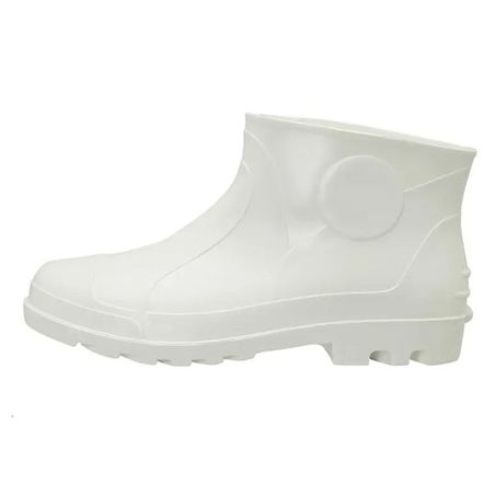 Bota vulcabras pvc cano curto branca s/forro n.42