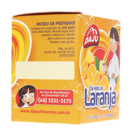 Cha daju laranja 10sc 360-12