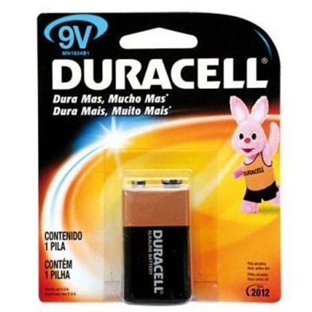 Bateria duracell alcalina 9v ct c/1