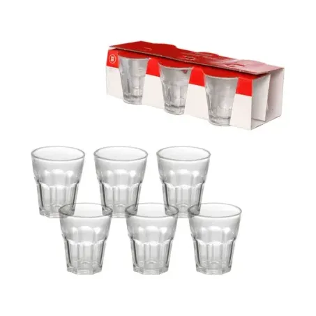 Jogo Copo Dose Hauskraft 40ml Clear 6 Pecas