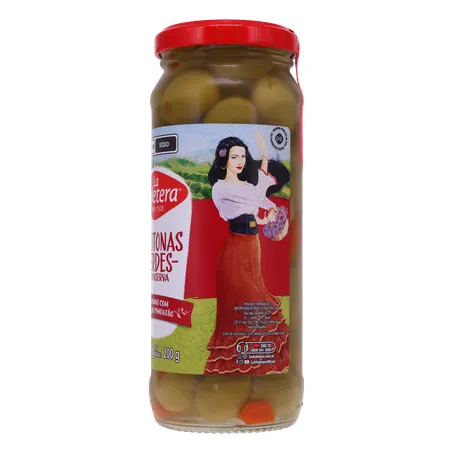 Azeitona Verde La Violetera Pasta de Pimentão Vidro 200G 360-7