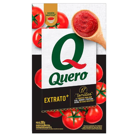 Extrato de Tomate Quero Sachê 300gr