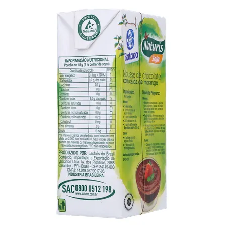 Creme de Soja Batavo Naturis Caixa 200gr 360-12
