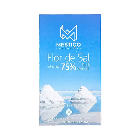 CHOCOLATE  MESTICO FLOR DE SAL 75% 60G