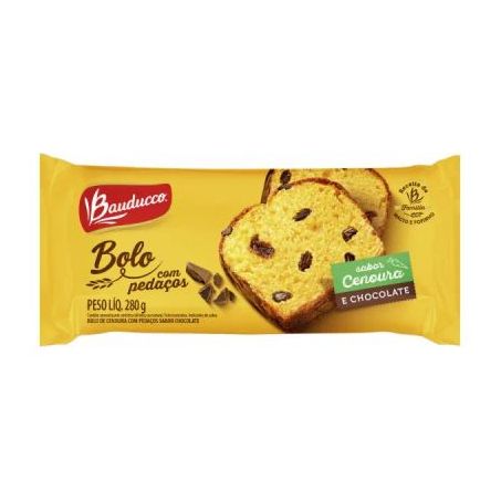 Bolo bauducco cenoura chocolate pacote 200g