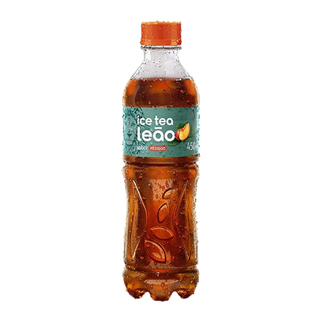 LEAO ICE TEA PESSEGO PET 450ML