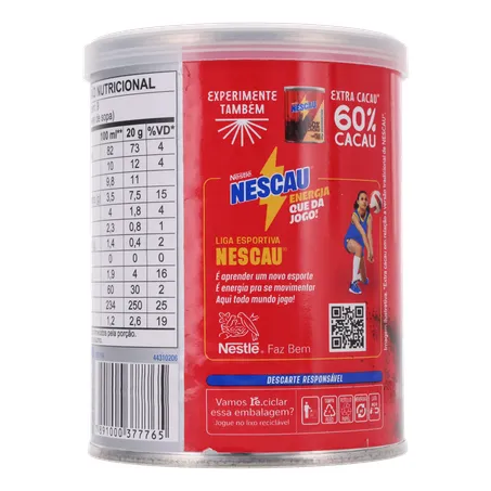 ACHOCOLATADO NESCAU 30% CACAU LATA 180G 360-23
