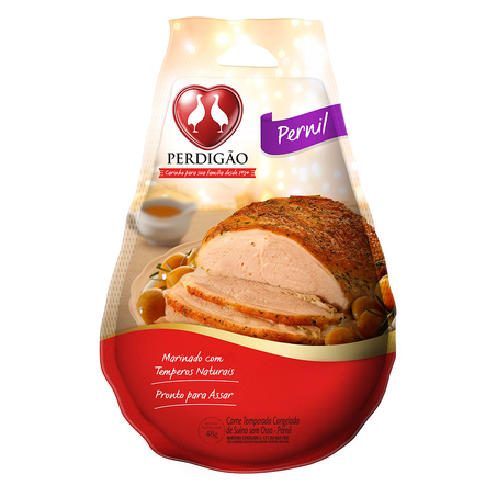 Pernil Suíno Perdigão Temperado Congelado Kg