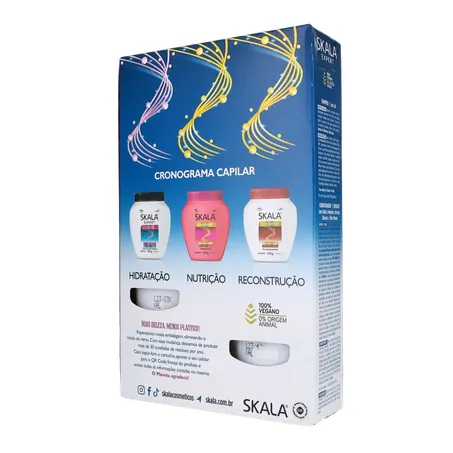 Kit Shampoo + Condicionador 325ml Cada Skala Bomba de Vitaminas Caixa com 2un - 650ml 360-21