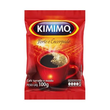 Café Torrado E Moído Forte E Encorpado Kimimo Pacote 100G