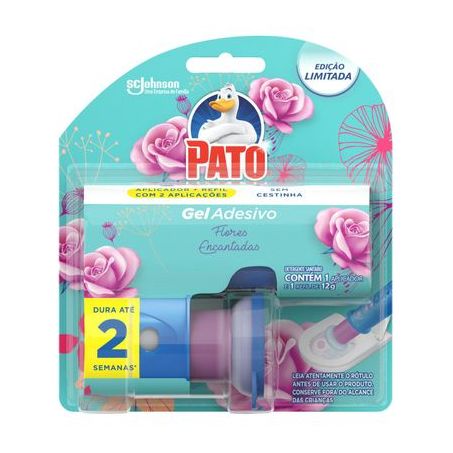 GEL SANIT. PATO FLORES ADESIVO 2 DISCO APA