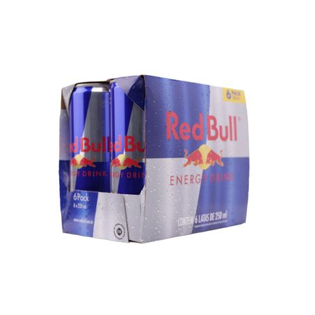 Energetico red bull trad 250ml 6un 360-52
