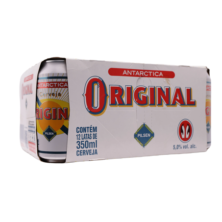 Cerveja antarctica original pilsen 350ml caixa com 12un 360-26