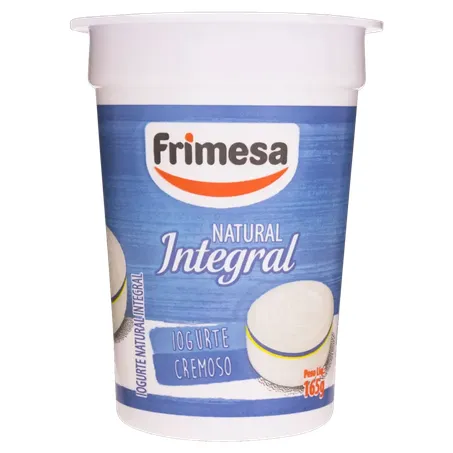 Iogurte Natural Frimesa Integral Frasco 165gr