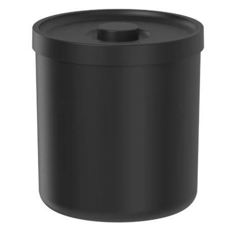 LIXEIRA OU BOLD COM TAMPA PRETA 6L
