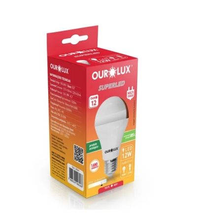 LAMPADA LED OUROLUX BIV 12W 6500K 