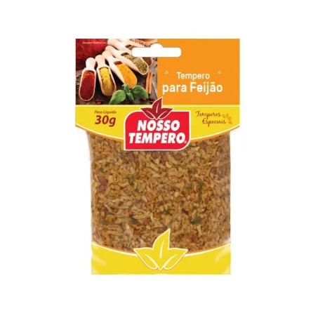 TEMPERO PARA FEIJÃO NOSSO TEMPERO 30G