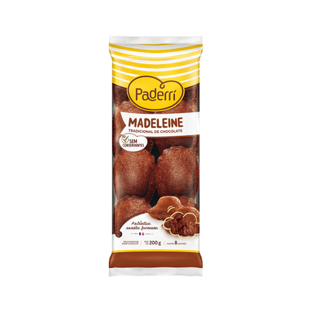 MADELEINNE PADERRI TRADICIONAL 200G CHOCOLATE
