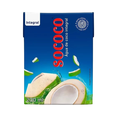 Água de coco sococo 200ml