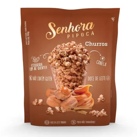Pipoca senhora de churros