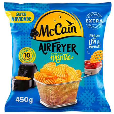 Batata Pré-Frita Hashtag Congelada Extracrocante McCain Pacote 450g