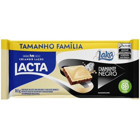 Choc lacta 165g diam/negr/laka