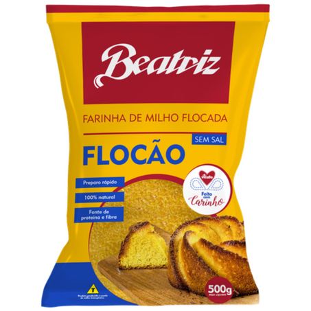 Farinha flocao de milho beatriz 500g