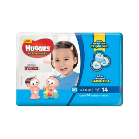 HUGGIES FRALDA JUMBINHO XG 12 ANTIGA