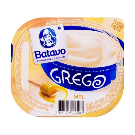 Iogurte Batavo Grego Mel 100g