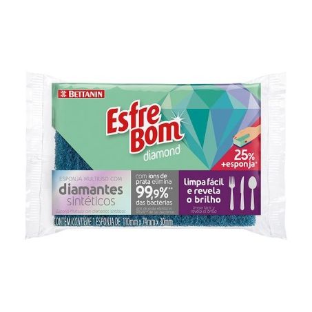 Esponja Bettanin Esfrebom Diamond Embalagem Ref Bt448 1UN