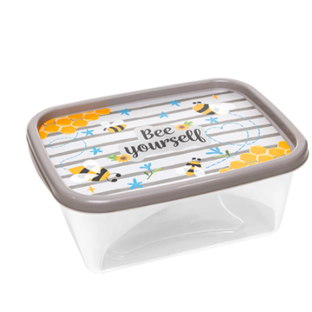 POTE RETANGULAR JAGUAR 1270ML DECORADO UNID