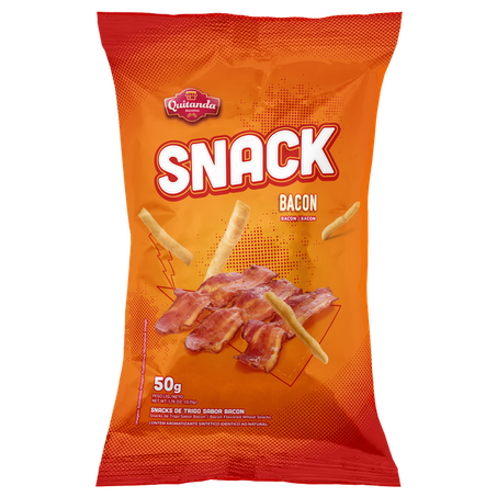 Snacks quitanda 50g sabor bacon