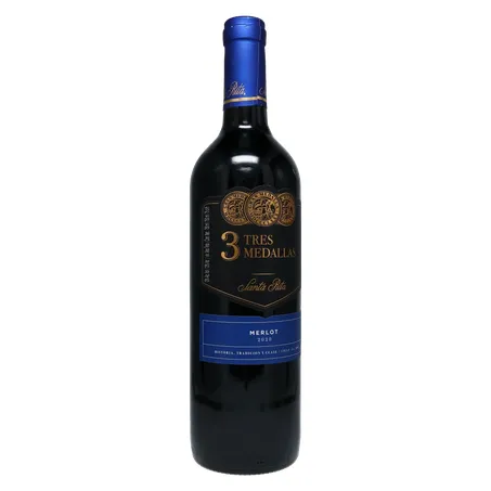 Vinho Chileno Três Medallas Merlot 750ml 360-34