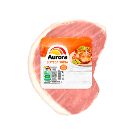 BISTECA SUINO CONGELADA AURORA P/KG