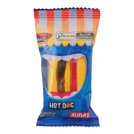 Goma Mascar Gummy Mania 14g Hot Dog