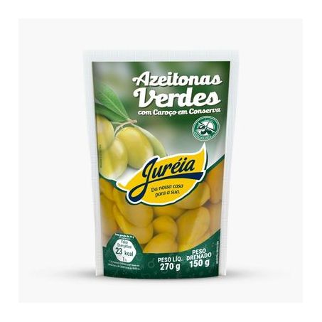 Azeitona verde com caroço juréia 150g