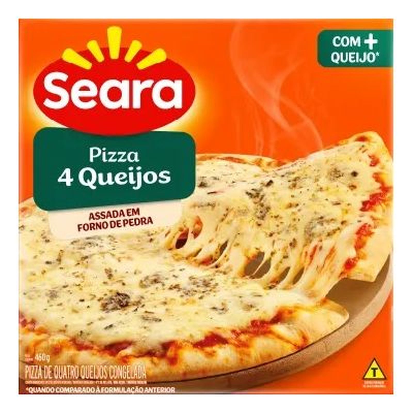 Pizza Seara Quatro Queijos 460g | Viezzer Supermercados