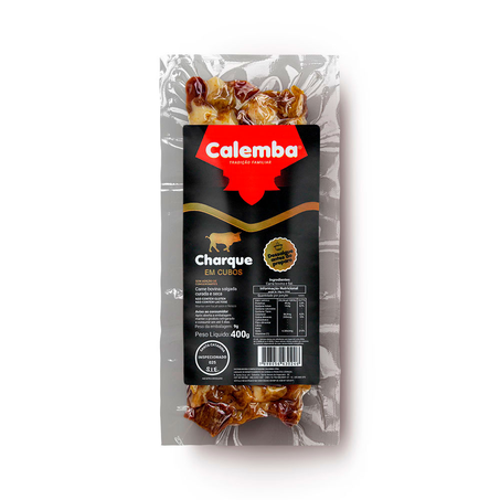 Charque em Cubos Calemba 400G
