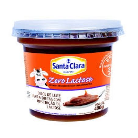 Doce leite santa clara 400g zero lactose