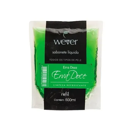 Sabonete Liq Wever Refil 400ml Erva Doce