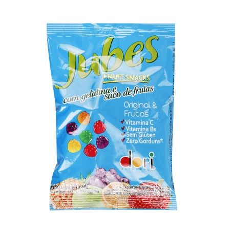 JUBES FRUIT SNACKS 60G ORIGINAL FRUTAS 