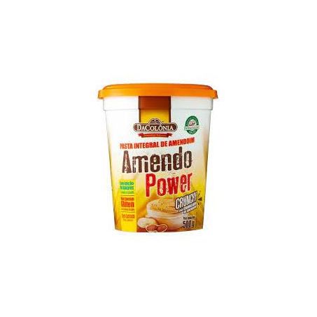 Pasta de amendoim dacolônia crunchy 500g