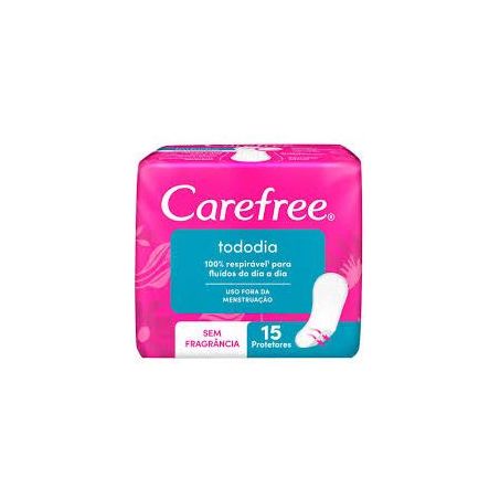 Absorvente carefree todo dia sem perfume c/15