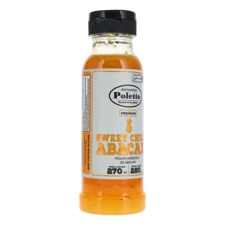 MOLHO PIMENTA POLETTO SWEET CHILLI COM ABACAXI 280G 360-33