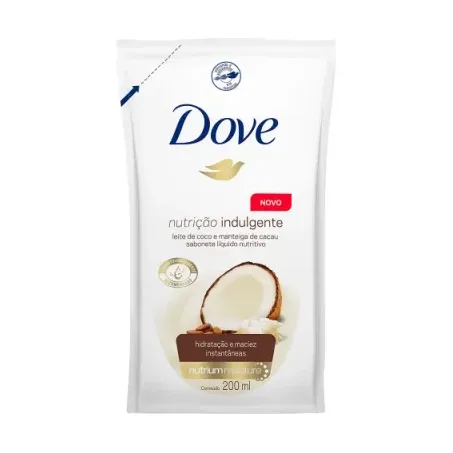 Sabonete Dove Líquido Nutrição Sachê 200ml 
 