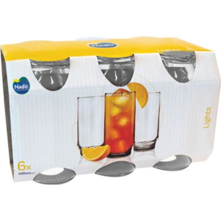Jogo Copo Long Drink Nadir 6un Lights 7704