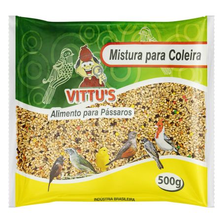 RAÇÃO PARA PÁSSAROS COLEIRA VITTU'S