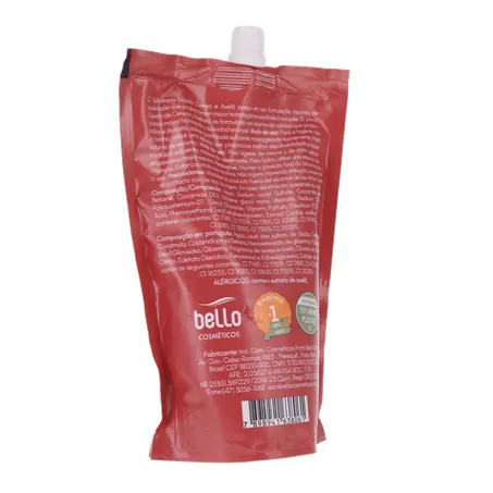 Sabonete líquido bello cereja e avelã sachê com tampa 450ml 360-15